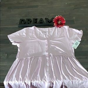Torrid Babydoll Shirt NWT